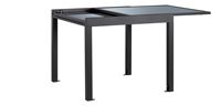 Table extensible en aluminium pour jardin et terrasse
