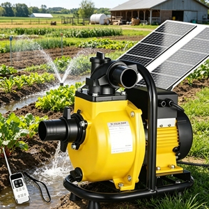 Bomba Solar de Superficie de Gran Caudal de 3 Pulgadas, 48V-72V 900W MPPT, de Alta Presión para Riego Agrícola, Autocebante Centrífuga LX 48v DC B - Product Image 4