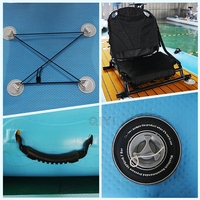 Kayak de pêche gonflable à succès, canoë à technologie Drop Stitch, bateau électrique pour sports nautiques