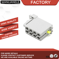 Conector JPT de 8 Pines 963120-1, Carcasa de Receptáculo Gris para Arnés de Cables Automotrices
