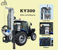 Plateformes de forage de puits d'eau portables KY300 pour l'installation sur tracteurs, destinées aux puits d'eau et à l'irrigation agricole