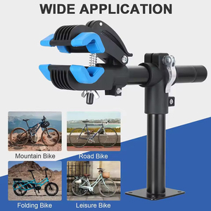 ZOYOSPORTS bleu réglable pliable <span class=keywords><strong>support</strong></span> de réparation de <span class=keywords><strong>vélo</strong></span> robuste <span class=keywords><strong>support</strong></span> <span class=keywords><strong>mural</strong></span> amovible 20kg capacité de charge Portable acier allié - Product Image 2