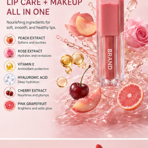 Gloss à lèvres étoile à cinq branches naturel, longue tenue, non collant, non transférable, pour maquillage quotidien, marque privée - Product Image 4