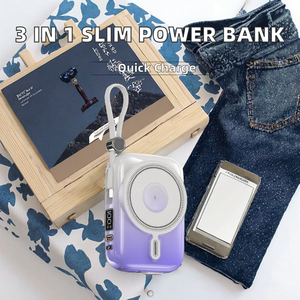 Batería Externa Portátil <span class=keywords><strong>de</strong></span> 10000mAh <span class=keywords><strong>con</strong></span> Carga Rápida PD <span class=keywords><strong>de</strong></span> 20W, Aprobada por Aerolíneas, Capacidad Real - Product Image 2