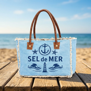 Bolso Tote Grande y Resistente de Lona y Cuero para Mujer, Bolso de Hombro Clásico para Portátil, Trabajo, Universidad, Compras y Uso Diario - Product Image 4