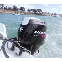 Moteur hors-bord HIDEA pour bateaux pneumatiques, moteur à essence 2 temps/4 temps, refroidissement par eau, EFI, démarrage électrique, 3-40 CV