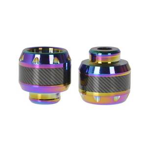 قطع غيار دراجة نارية منزلق تعديل سبائك الألومنيوم ألياف الكربون المضادة للسقوط كوب شوكة أمامية امتصاص الصدمات المضادة للتصادم - Product Image 3