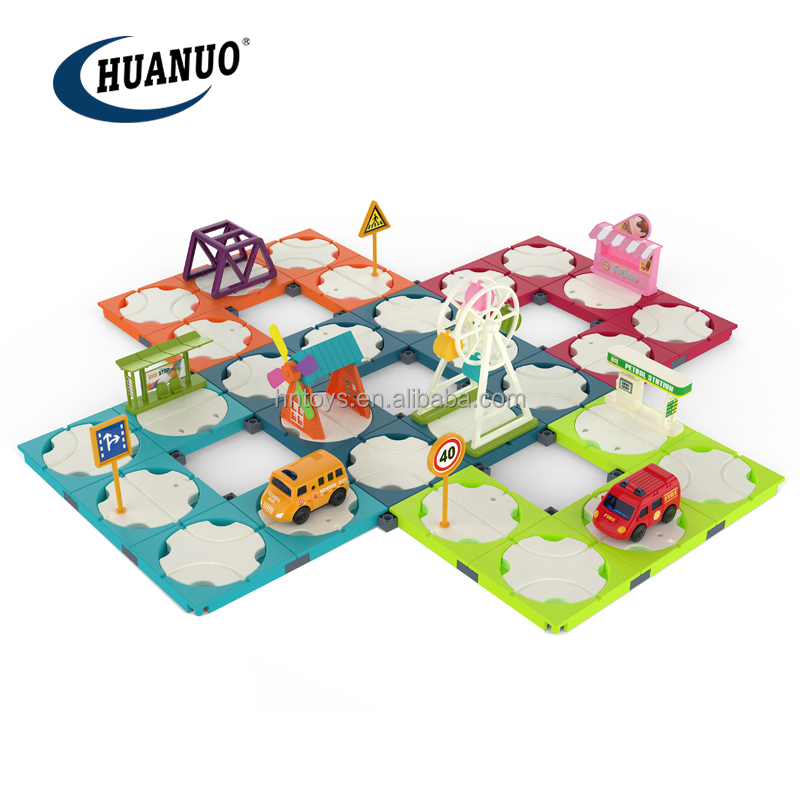 Burgkidz Logical Road Builder - Jeu Labyrinthe Construction Routes Avec Camions - 118 Défis Éducatifs Pour Enfants 4-8 Ans