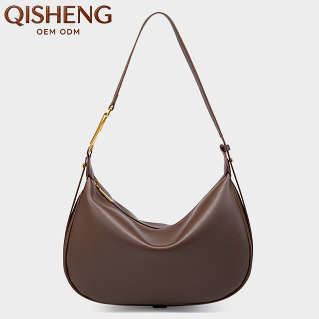 Wholesale Luxury High Quality Genuine Leather Handbag Women Large Capacity Crossbody Bag Ladies Shoulder Bag Custom Logo