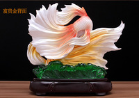 Statue de poisson fengshui coloré, décoration pour la maison, nouvelle collection