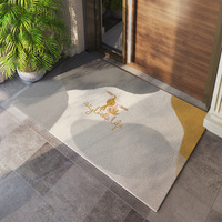 Tapis d'entrée faciles d'entretien, palette de couleurs contemporaine, dimensions personnalisées, tapis d'entrée avant