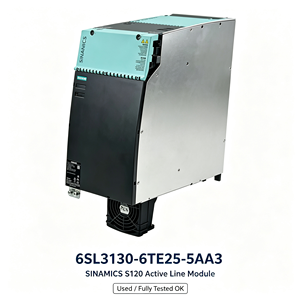เยอรมนี 6SL3130-6TE25-5AA3 โมดูลสมาร์ทไลน์ 55KW 90A ชุดจ่ายไฟ 380-480V อินพุตสำหรับระบบ - Product Image 1
