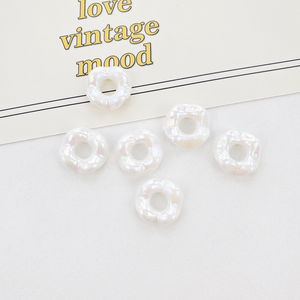 Acrilico AB colore 12.7*2.5mm branelli allentati plastica colore misto fiori acrilico opaco grande foro <span class=keywords><strong>perline</strong></span> cornice per creazione di gioielli - Product Image 6