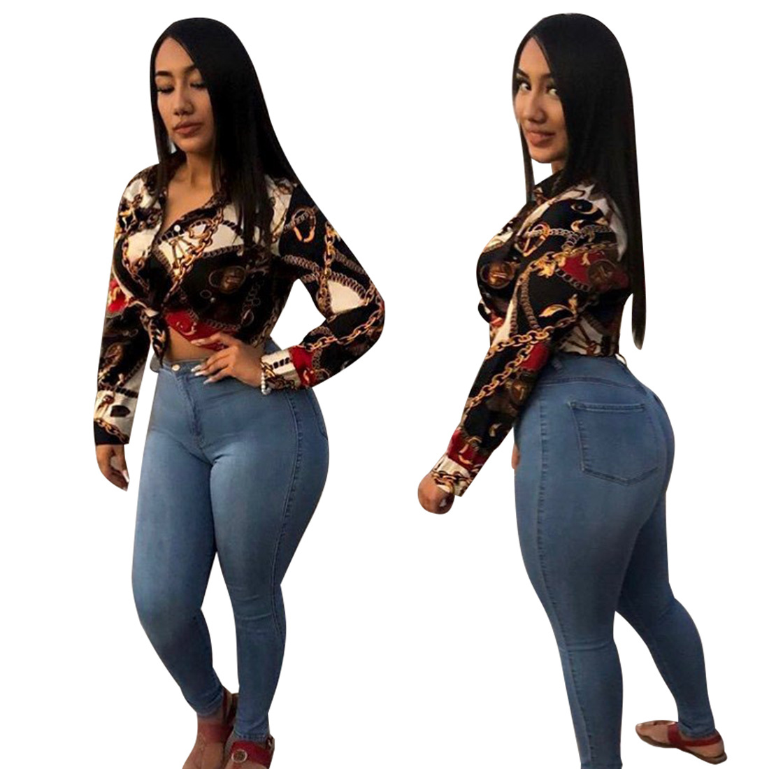 Venta al por mayor blusa con cadenas-Compre online los mejores blusa con  cadenas lotes de China blusa con cadenas a mayoristas | Alibaba.com