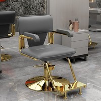 Chaise de salon de coiffure moderne et simple de haute qualité, chaise de barbier, siège de coupe de cheveux pour salon de beauté