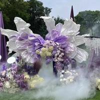 Fleurs en papier géantes élégantes et réalistes faites à la main pour décorations de mariage - Grande taille