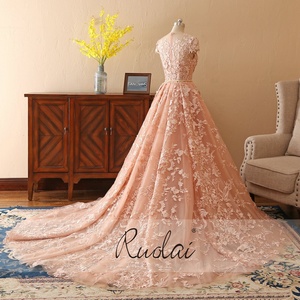 PEV-L3061 Ruolai all'ingrosso modeste taglie forti Robe De Soiree abiti da sera formali - Product Image 4