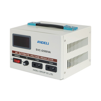 Régulateur de tension automatique monophasé ANDELI 220V 4000W, stabilisateur de tension AC AVR à prix compétitif, capacité 5000W