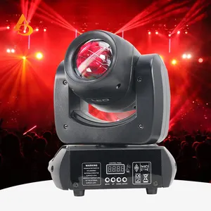Luz de escenario LED con cabezal móvil de haz de 100W para fiesta DJ boda Iglesia bar iluminación con cabezal móvil