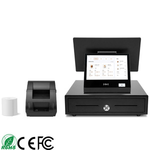 Usine en gros personnalisé 15.6 LFT LED écran tactile caisse enregistreuse POS NFC <span class=keywords><strong>paiement</strong></span> pour magasin de détail pour les magasins de café - Product Image 1