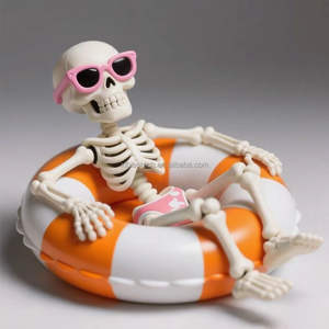 รูปโครงกระดูกว่ายน้ำวงกลมผีฮาโลวีนสำหรับ<span class=keywords><strong>2026</strong></span>รูปปั้นเหมือนจริงเรซิ่นออกแบบได้ตามต้องการผู้ผลิตขายส่ง - Product Image 5