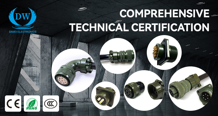 China Factory Circular Connector 8 Pin 19 Pin Connector