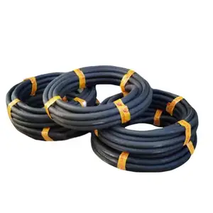 1"Braid Layers 5 Custom Flexible Rubber Braided Hose Pipe Aging Resistance 0.8 mpa With High-Strength Fiber Threads