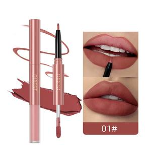 Ensemble de gloss à lèvres mat à 4 couleurs pour <span class=keywords><strong>Halloween</strong></span>, style <span class=keywords><strong>gothique</strong></span>, velours, <span class=keywords><strong>maquillage</strong></span> européen et américain, gloss à lèvres, vente en gros - Product Image 4