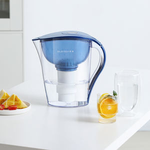 Carafe filtrante à <span class=keywords><strong>eau</strong></span> manuelle en plastique de 3,5 L, filtres en charbon actif PPF, protection contre les métaux lourds, filtre écologique léger - Product Image 1