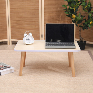 Modern Nordic Style Wooden Coffee <b>Table</b> With Varnish Finish For Living Room Or Balcony Use - Product Image 2