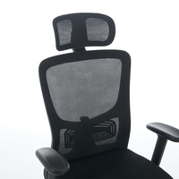 Chaise de bureau ergonomique moderne en maille importée personnalisée avec appui-tête réglable, inclinable, livraison directe, soutien lombaire