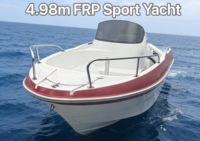 16ft/4.98m Fiberglas Spor Yat, Dinlence/Balıkçılık/Yolcu/Patrol Aktiviteleri İçin