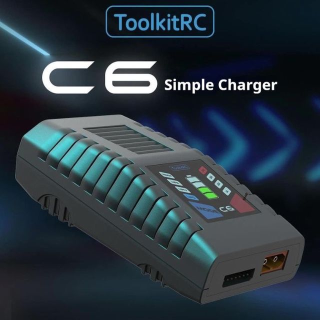 ToolkitRC Factory C3 Simple Balanced Charger 25W2.2A Drone Model Car Model LipoLiHV Battery