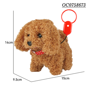 Pil kumandalı köpek yavrusu peluş köpek çocuk oyuncak pil kumandalı köpek çocuklar için - Product Image 6