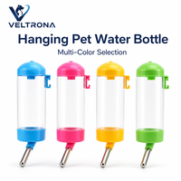 Distributeur d'eau suspendu pour animaux de compagnie, bouteille à gravité pour chien et chat, fixation sur cage, recharge automatique, sans BPA, vente en gros