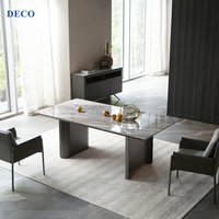 Karois — ensemble de Table à manger en marbre, Style moderne, pour Restaurant, matériaux en pierre véritable