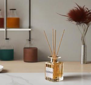 ชุดไม้หอมระเหยพร้อมขวดแก้วสำหรับตกแต่งบ้านของขวัญทำจากน้ำมันหอมระเหยดีไซน์ใหม่ขนาด50มล. - Product Image 2