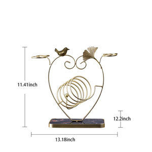 Customized <b>Table</b> Decorative Antique Wine Rack Single Champagne Beer Bottle Holder and Wine Glass Stand - Product Image 2