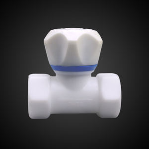 Robinet d'angle à diaphragme en plastique à deux voies pour le contrôle de l'eau, qualité supérieure, pour salle de bain et cuisine - Product Image 1