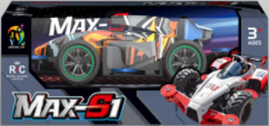 Auto telecomandata elettrica Max-S1 pronta all'uso per interni ed esterni, per età da 8 a 13 anni, modello in plastica con telecomando - Product Image 3
