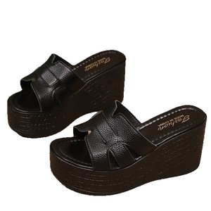 Sandalias de Plataforma con Punta Abierta para Mujer, Estilo Europeo y Americano, Suela Gruesa, Diseño Hueco, Talla 2026 - Product Image 5