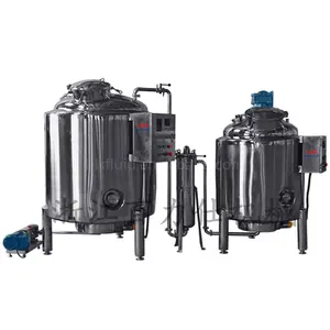 stainless steel Black honey syrup processing equipment mixing heated pressure equipment
