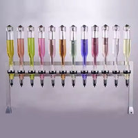 Nouveau Design Support de Table Distributeur de Parfum pour Bar, 6 ou 12 Têtes, Remplisseuse de Bouteilles de 375 ml ou 500 ml