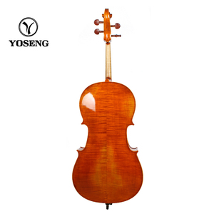 Nouveau <span class=keywords><strong>violoncelle</strong></span> artisanal de qualité OEM, avec table en épicéa et écorce en érable flammé, finition vernie au shellac - Product Image 5