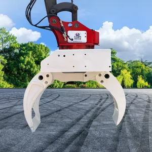 Multifunctional clamp saw, all-in-one catching and felling
