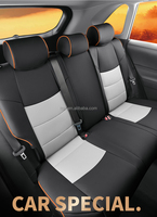 Housses de siège auto anti-taches pour café, entièrement enveloppantes, sur mesure pour Toyota RAV4 2019-2025, accessoires automobiles pour usage quotidien