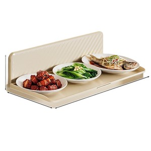 Étagère murale de cuisine 60x40x30cm en métal pliable pour l'organisation et le rangement - Product Image 3
