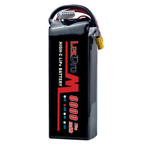 แบตเตอรี่ลิเธียมโพลิเมอร์ 6S1P 6000mAh 22.2V 70C สำหรับโดรนแข่ง FPV อัตราการคายประจุสูง - Product Image 2