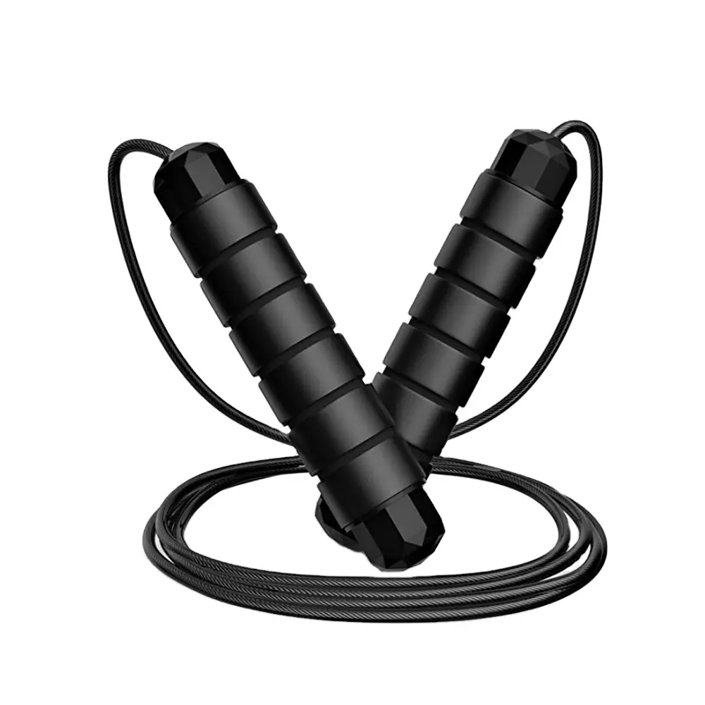 XIESHENG Jump Rope Tangle Free Ball Bearing Speed Weighted Skipping Rope Adjustable Jumping Rope Workout with good Foam Handle