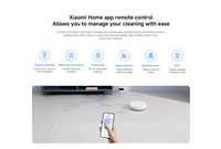 Robot aspirateur XM S40C, aspiration puissante 5000Pa, navigation laser LDS, nettoyage humide, contrôle intelligent par application